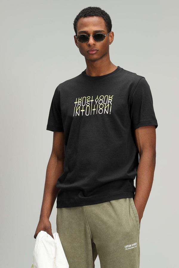 The Midnight Monochrome Men's Graphic Tee - Texmart