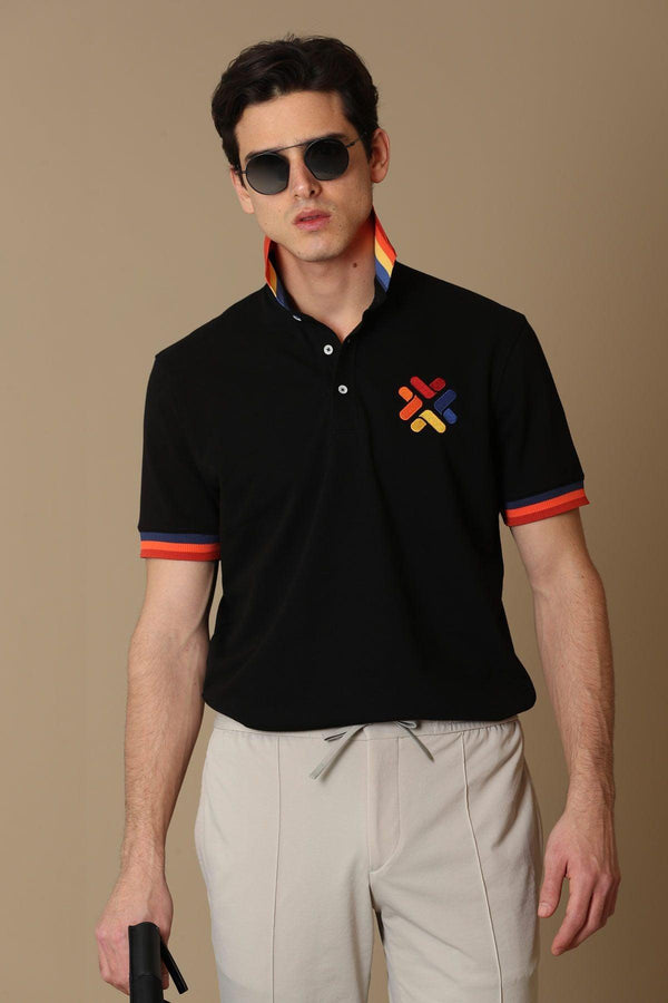 The Classic Noir Men's Polo Shirt - Texmart