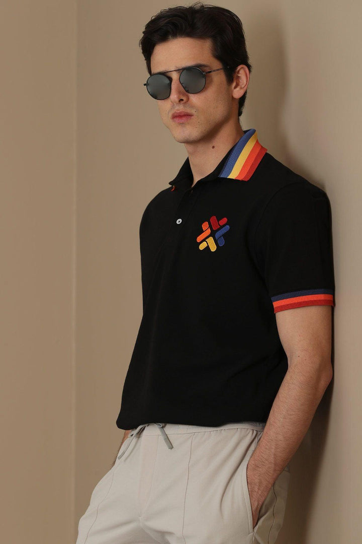 The Classic Noir Men's Polo Shirt - Texmart