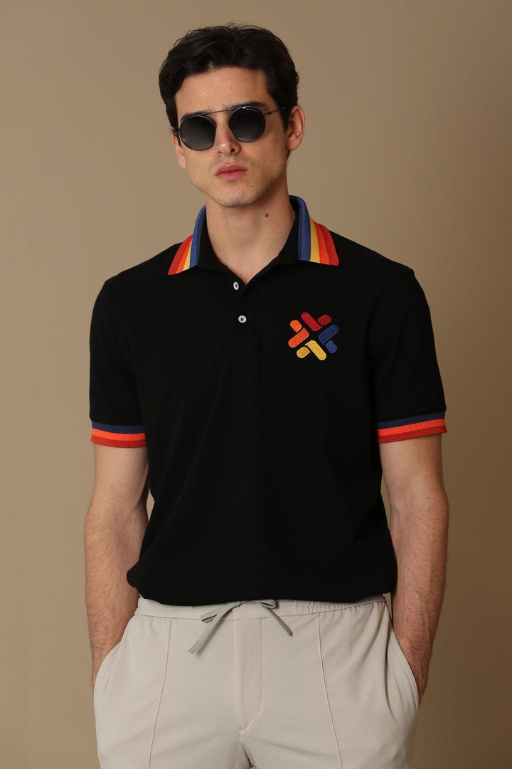 The Classic Noir Men's Polo Shirt - Texmart