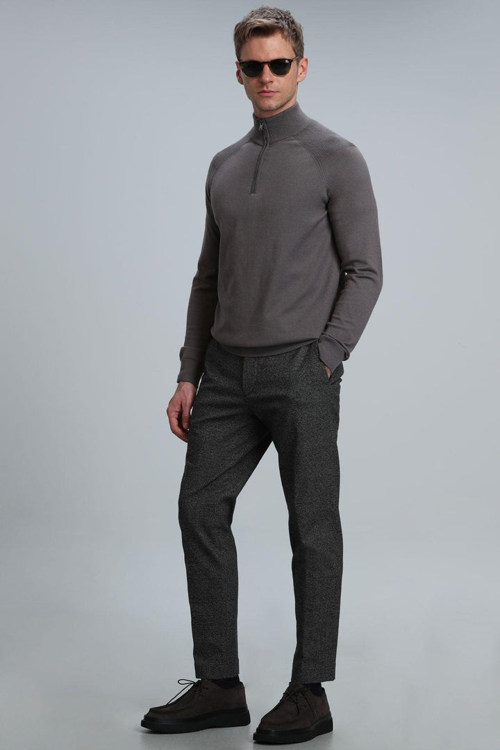 Anthracite Elegance: Sky Smart Men's Chino Trousers, the Perfect Blend of Style and Comfort - Texmart