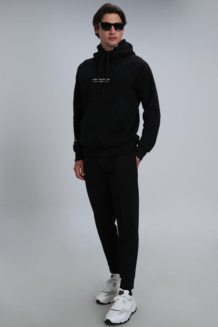 Black Classic Men's Sweatshirt: Effortless Elegance - Texmart