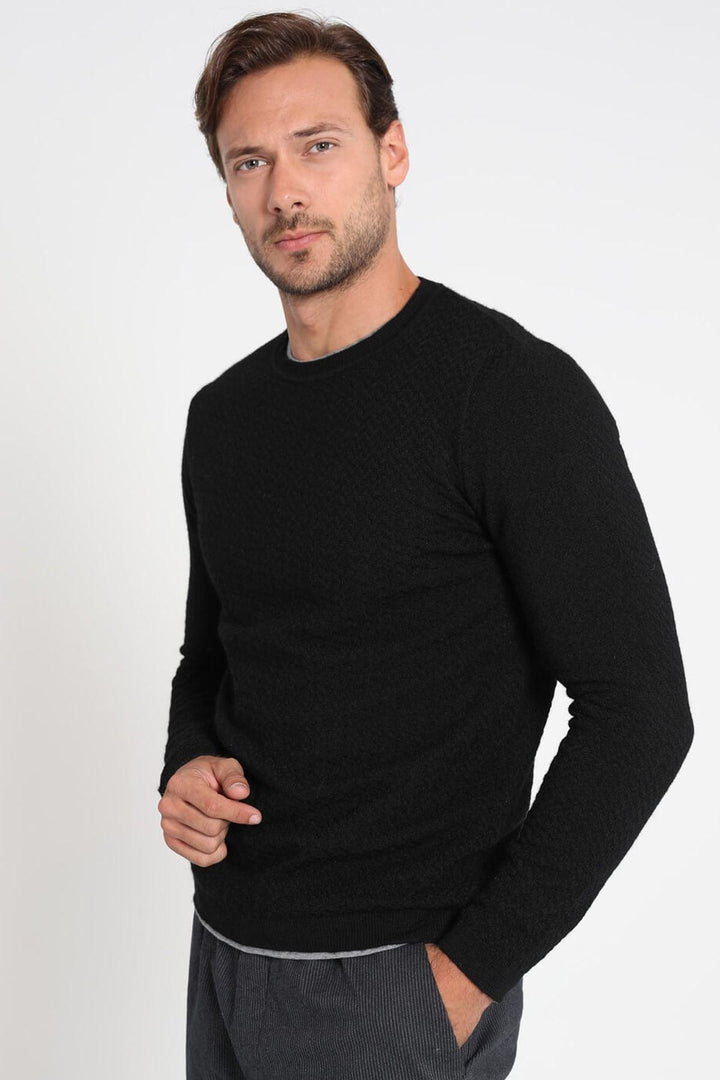 Black Diamond Blend Sweater - Texmart