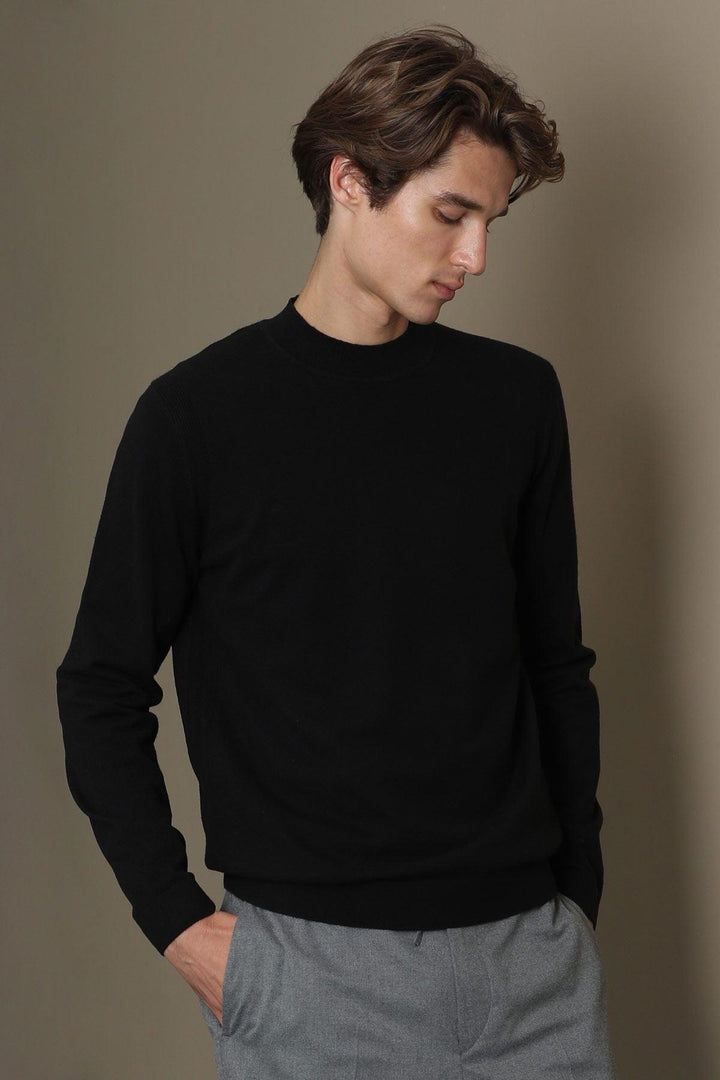 Black Knit Chic Sweater - Texmart