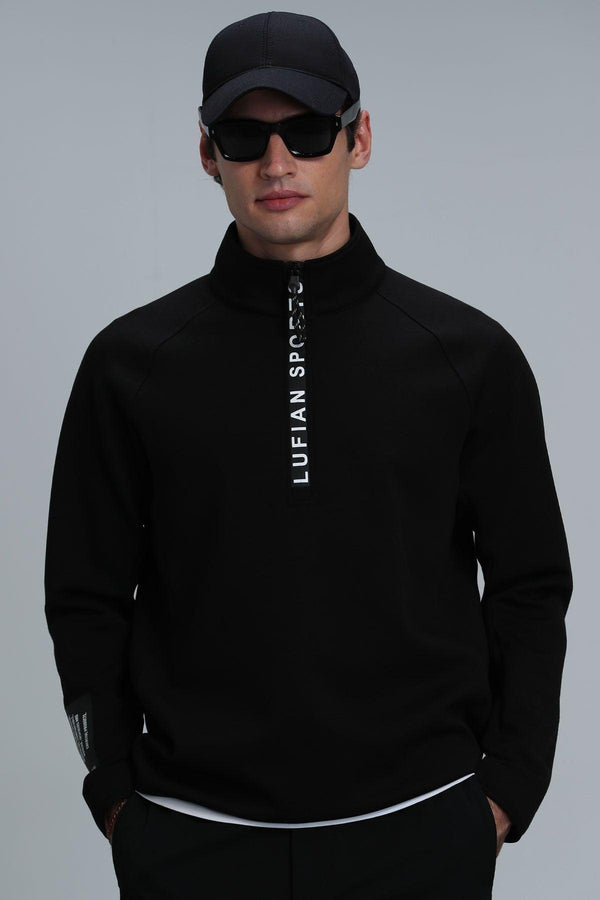 Black Knit Comfort Sweatshirt - Texmart