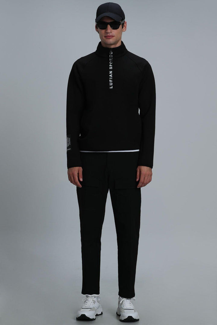 Black Knit Comfort Sweatshirt - Texmart