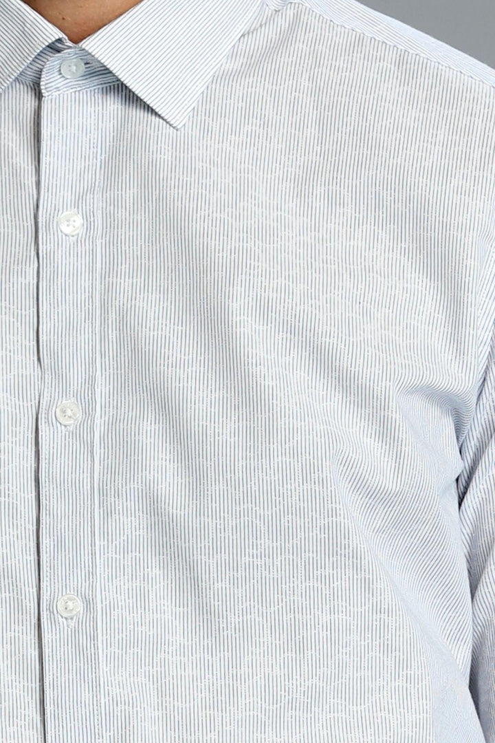 Blue Sapphire Men's Tailored Shirt: A Stylish and Sophisticated Slim Fit Shirt in Luxurious Cotton - Texmart