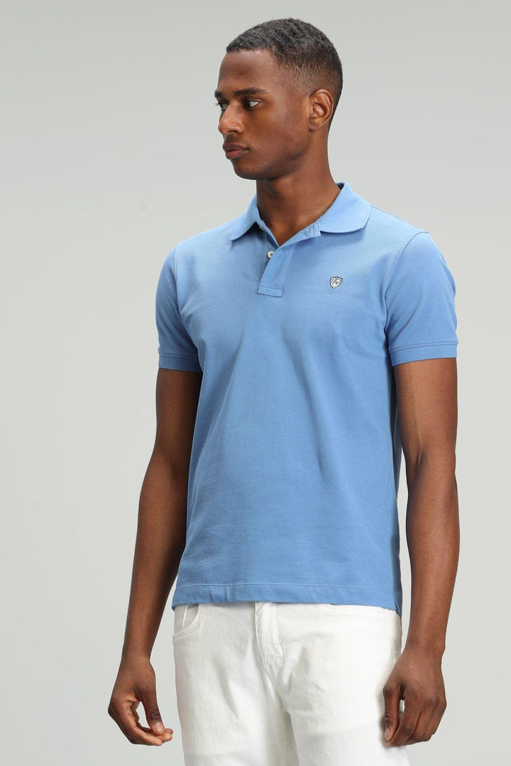 Blue Sky Polo Neck Men's T-Shirt: A Classic Essential for Every Man's Wardrobe - Texmart