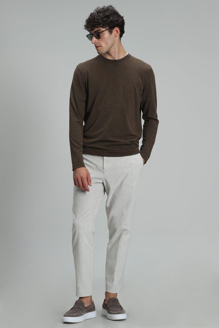 Camel Luxe Wool Blend Sweater - Texmart