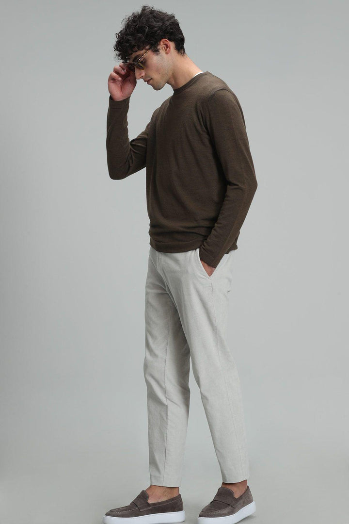 Camel Luxe Wool Blend Sweater - Texmart