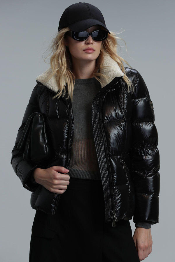 Chic Black Winter Jacket - Texmart