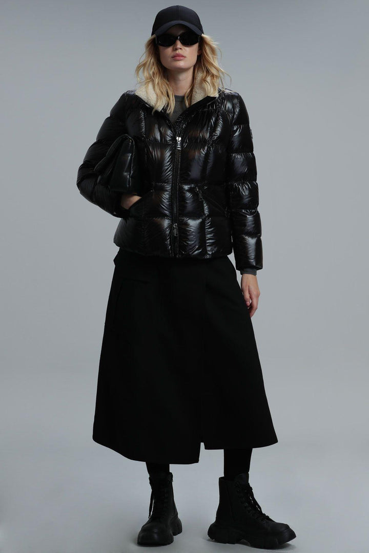 Chic Black Winter Jacket - Texmart