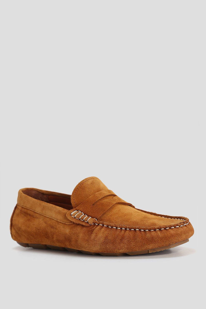 Cinnamon Spice: The Ultimate Men's Leather Loafer Shoes - Texmart