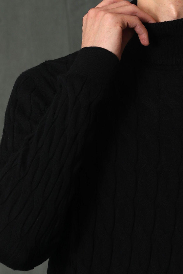 Classic Black Knit: Timeless Comfort & Style - Texmart