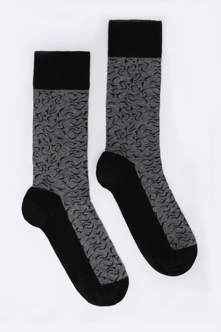 Classic Comfort: Aros Men's Black Cotton Socks - The Perfect Blend of Style and Durability - Texmart