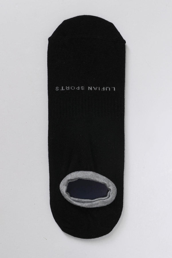 Classic Comfort: Luk Men's Black Cotton Blend Socks - Texmart