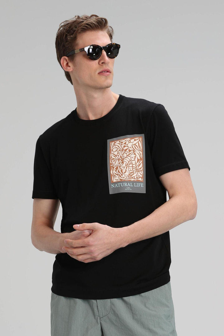 Classic Comfort Men's Essential Black T-Shirt: Elevate Your Wardrobe with Timeless Style - Texmart