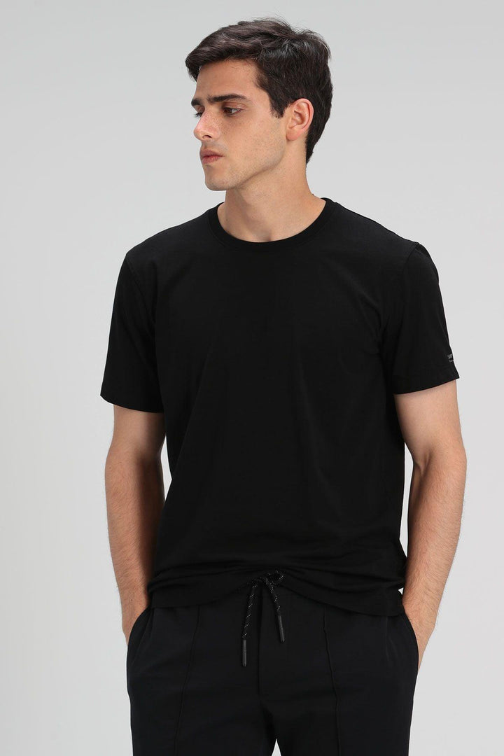 Classic Comfort Men's Essential Tee - Black Bliss - Texmart