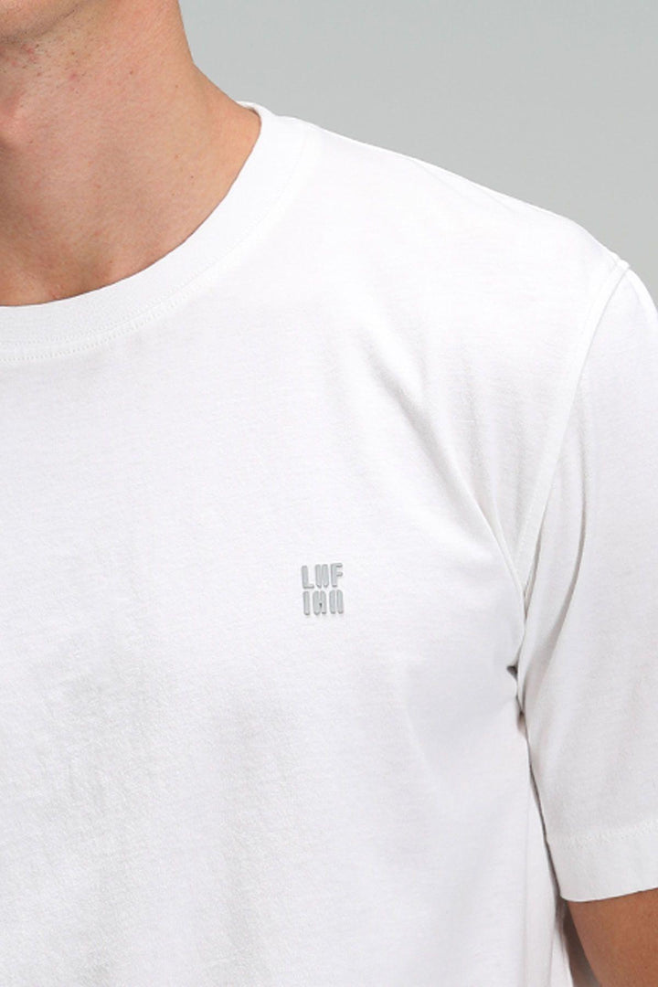 Classic Comfort: Men's Essential White Cotton T-Shirt - Texmart