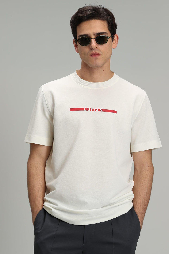 Classic Comfort Men's Off-White T-Shirt: A Timeless Essential for Every Wardrobe - Texmart