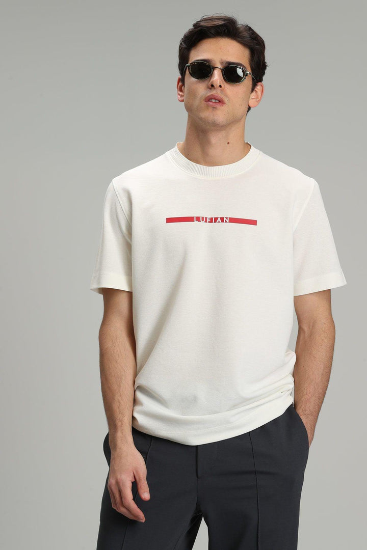 Classic Comfort Men's Off-White T-Shirt: A Timeless Essential for Every Wardrobe - Texmart