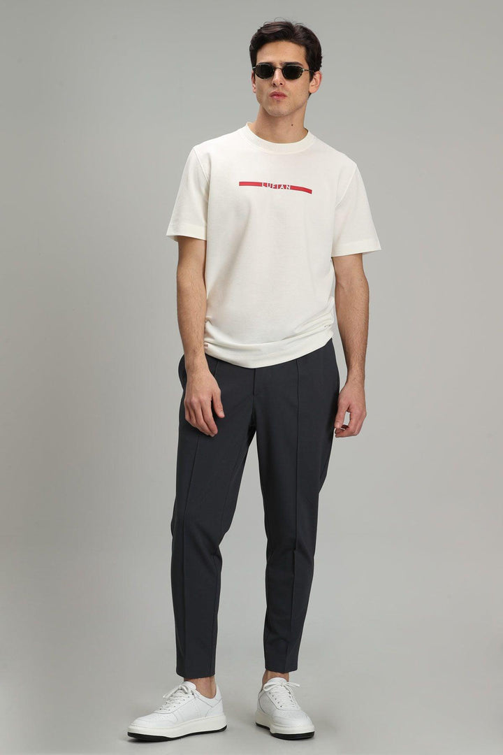 Classic Comfort Men's Off-White T-Shirt: A Timeless Essential for Every Wardrobe - Texmart