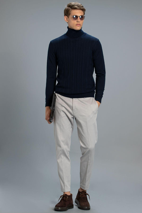 Classic Navy Knit: Men's Fashion Essential - Texmart