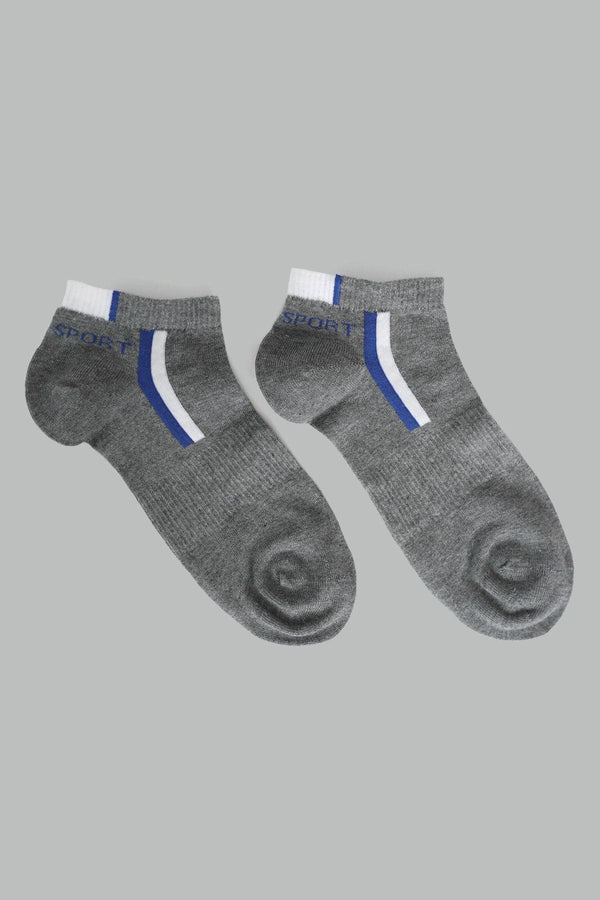 ComfortBlend Men's Gray Cotton Socks: The Perfect Everyday Essential - Texmart