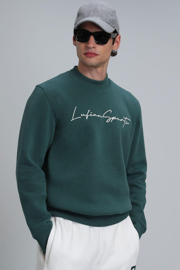 Cozy Green Haven Men's Sweatshirt: The Perfect Blend of Comfort and Style - Texmart