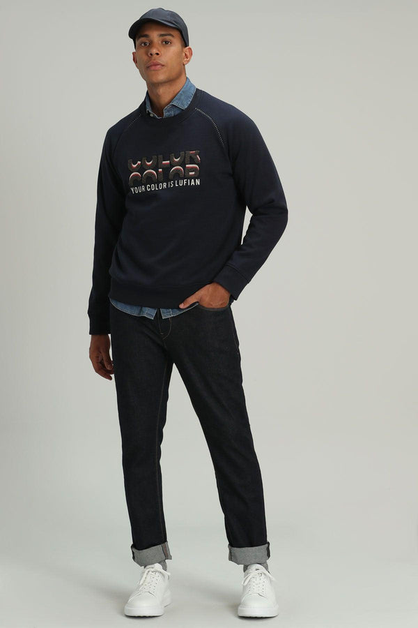 Dark Indigo Slim Fit Denim Trousers for Men by Frank Smart: Stylish, Comfortable, and Versatile - Texmart