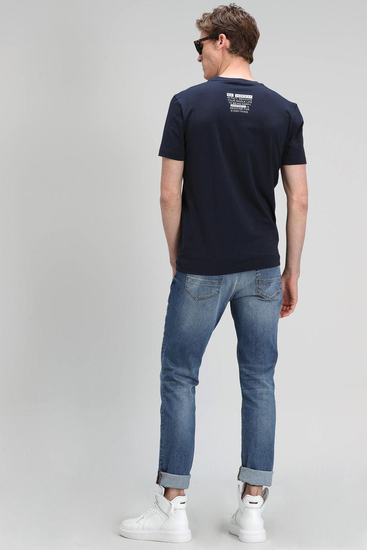 Descar Smart Jean: Slim Fit Blue Denim Trousers for Effortless Style and Comfort - Texmart