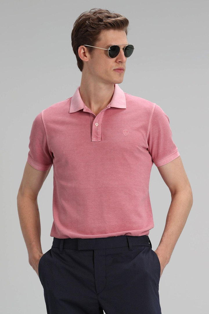 Dusty Rose Classic Cotton Polo Shirt for Men - The Ultimate Blend of Comfort and Style - Texmart