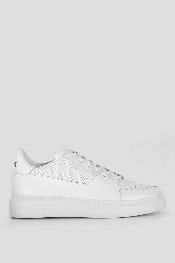 Elegant White Leather Sneaker Shoes for Men - The Perfect Blend of Comfort and Style - Texmart