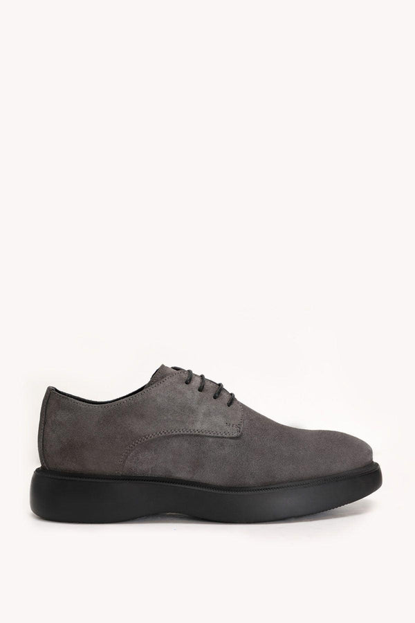 Elevate your Style with the Gray Velluto Men's Suede Casual Shoes: A Perfect Blend of Comfort and Sophistication - Texmart