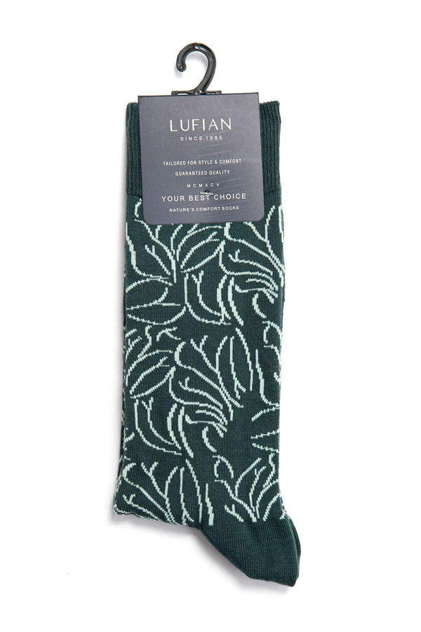 Emerald Elegance: Stylish Men's Socks in Vibrant Green - Texmart