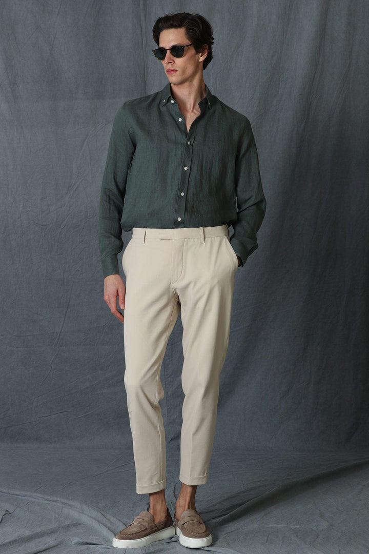 Emerald Isle Men's Linen Shirt - The Epitome of Comfort and Style - Texmart