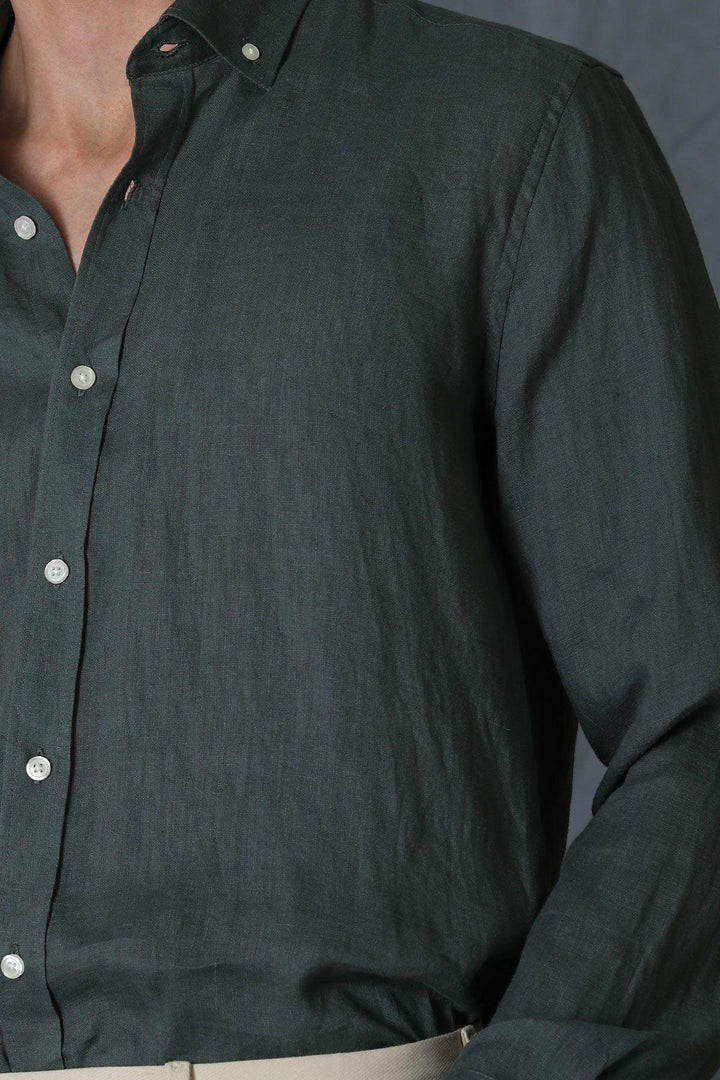 Emerald Isle Men's Linen Shirt - The Epitome of Comfort and Style - Texmart