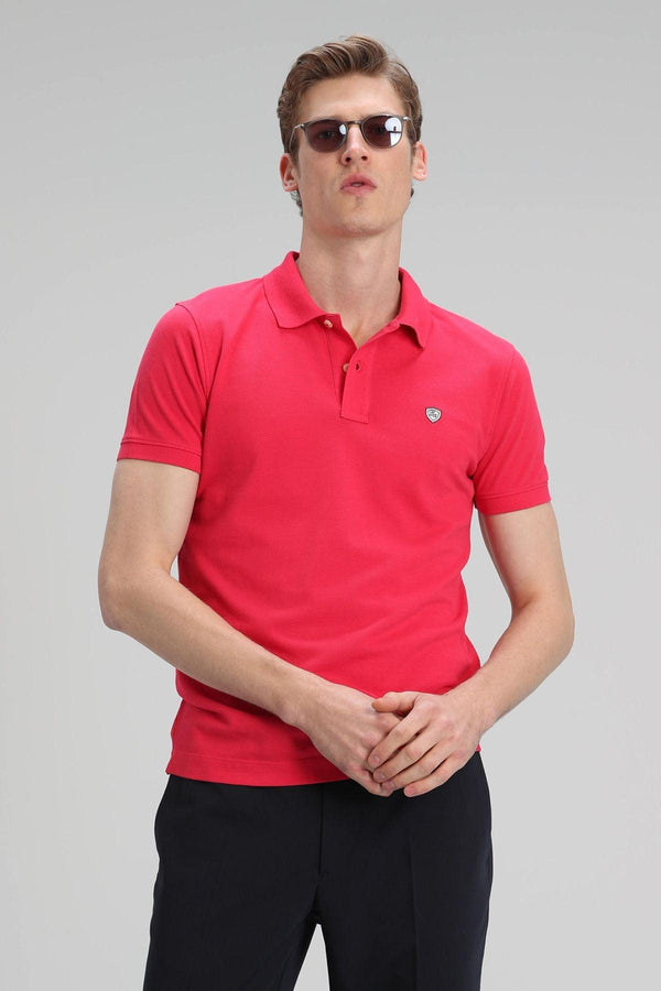 Fuchsia Delight: The Ultimate Men's Polo Shirt by Laon Sports - Texmart