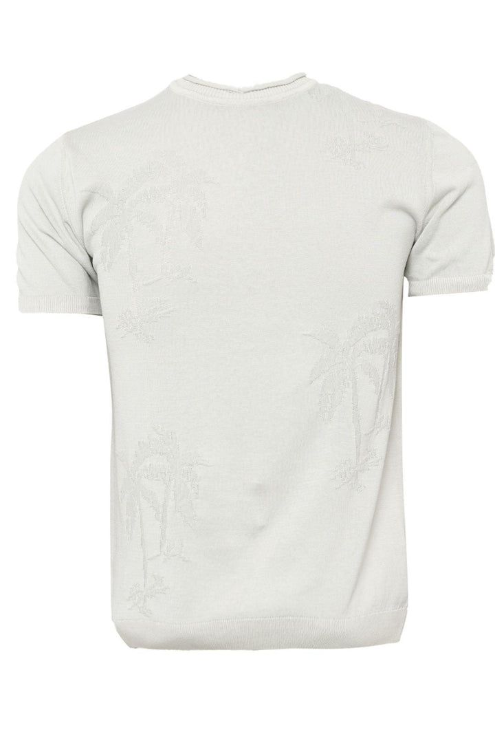 Gray Cotton Knitwear T-Shirt for Men by Nefti: The Ultimate Blend of Comfort and Style - Texmart