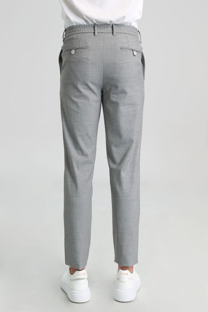 Gray Elegance: Tailored Fit Men's Chino Trousers for a Versatile Wardrobe Upgrade - Texmart