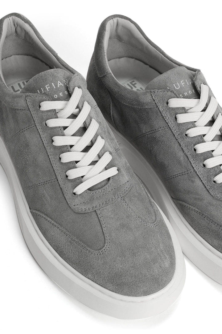 Gray Elegance: The Ultimate Men's Suede Casual Shoes in Gray - Texmart