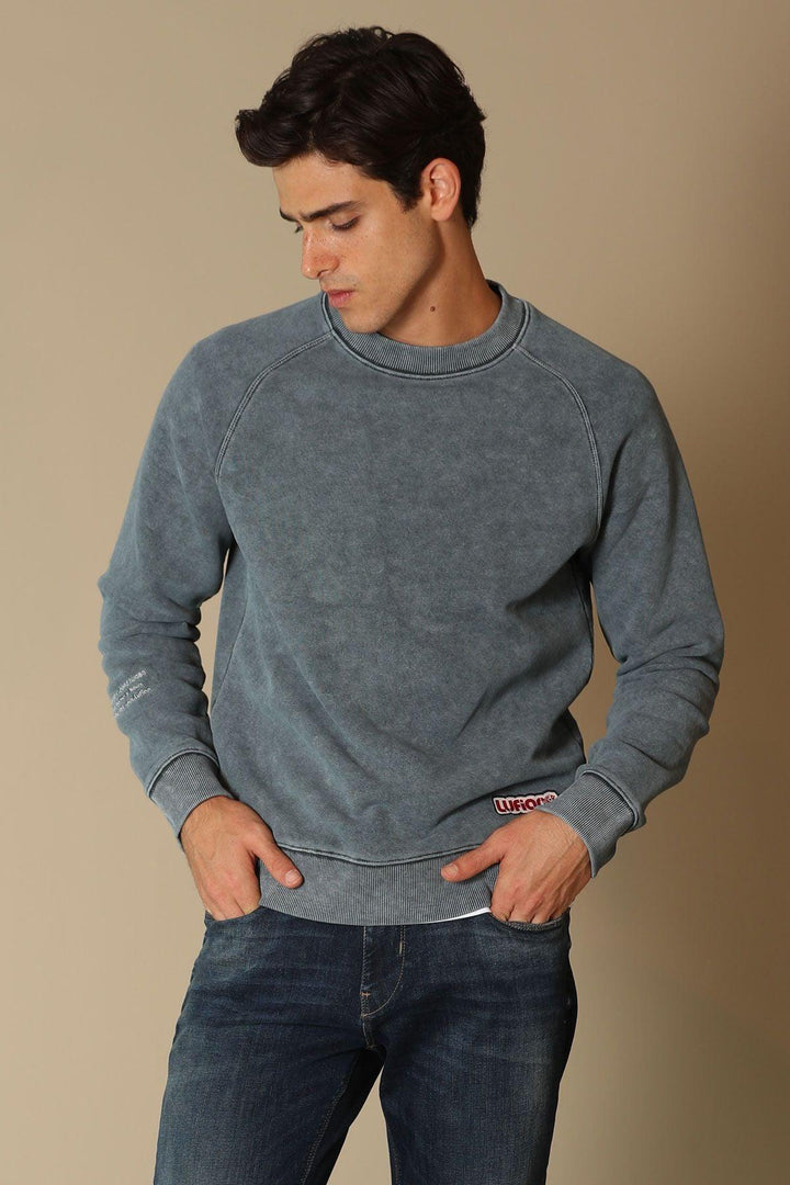 Green Comfort Men's Sweatshirt: Stylish, Cozy, and Effortlessly Fashionable - Texmart