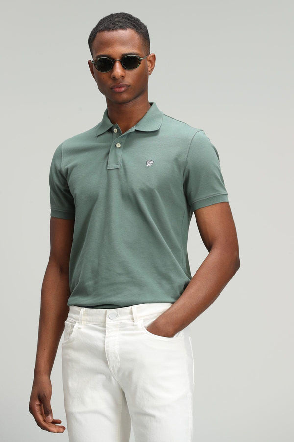 Green Cotton Polo Neck Men's T-Shirt - The Perfect Blend of Style and Comfort - Texmart