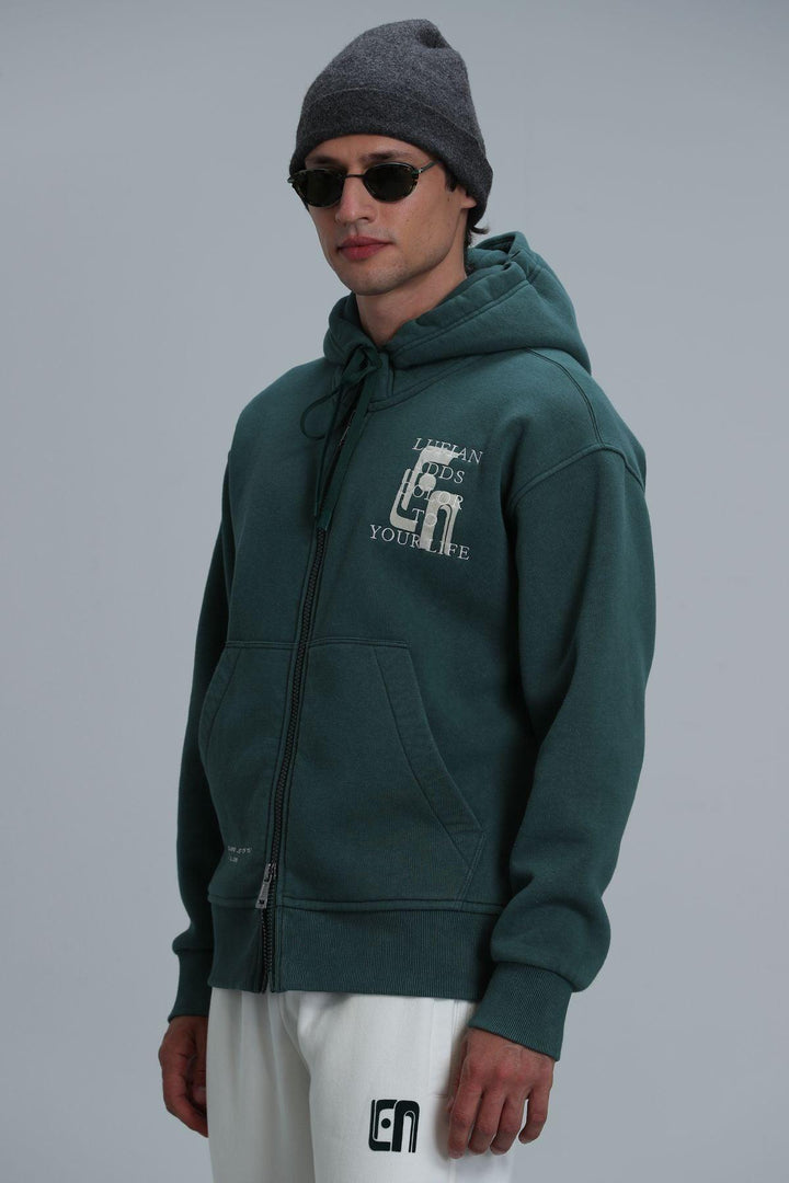 Green Knit Sweatshirt - Texmart