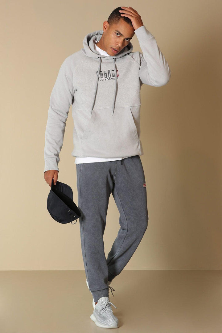 Heathered Knit Sweatshirt - Light Gray - Texmart