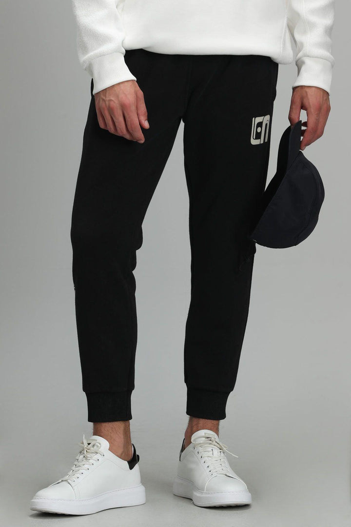 Jet-Black Comfort Lounge Sweatpants for Men - Texmart