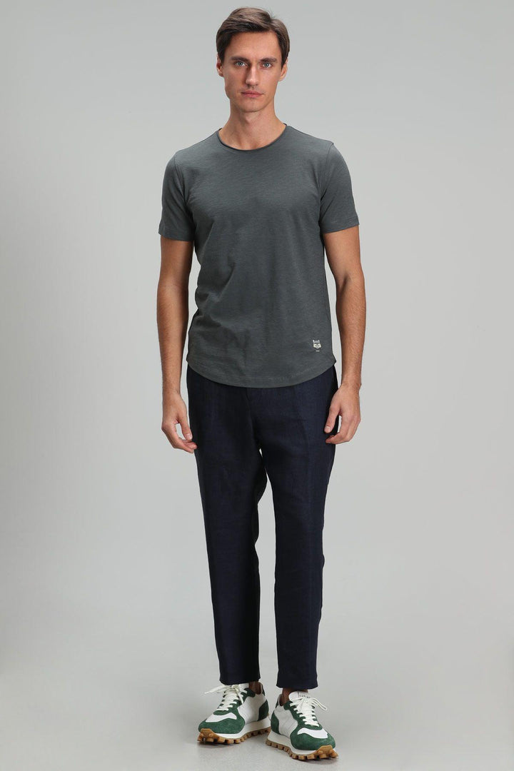 Khaki Comfort: The Essential Men's Cotton Knit T-Shirt for Timeless Style - Texmart