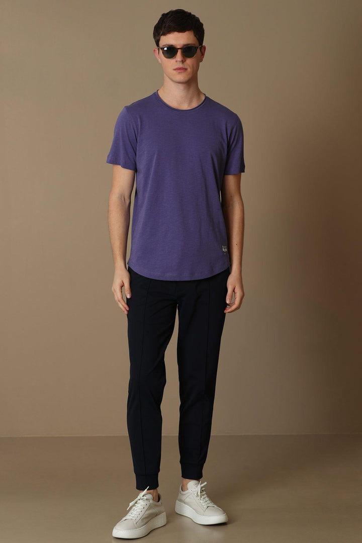 Lavender Essence Men's Essential Cotton Tee: The Perfect Blend of Comfort and Style - Texmart