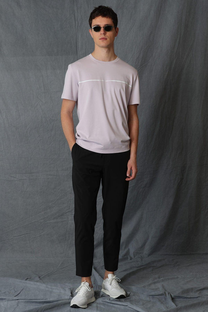 Lilac Delight Men's Essential Blend T-Shirt: The Perfect Combination of Comfort and Style - Texmart