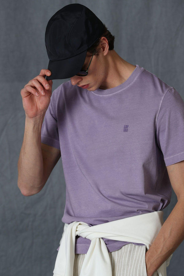 Lilac Dream Men's Essential Cotton T-Shirt: The Perfect Blend of Comfort and Style - Texmart